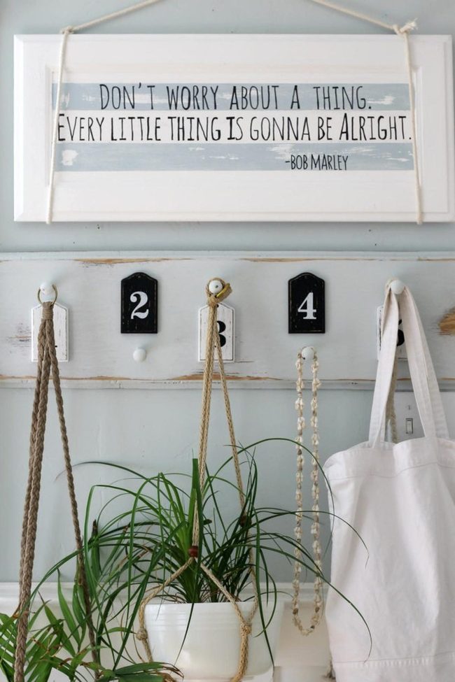 Light Blue Coastal Living Space