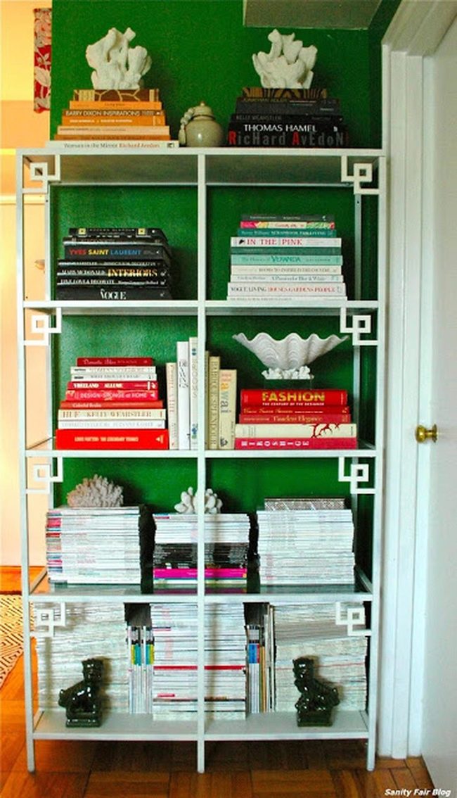Emerald Shelves With Coastal Accents