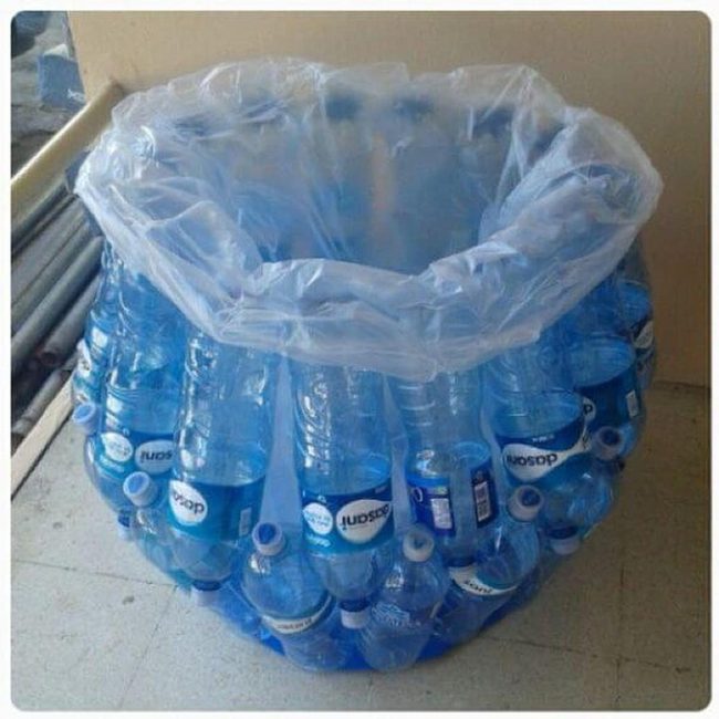 Transparent Bottles Sort Recyclables