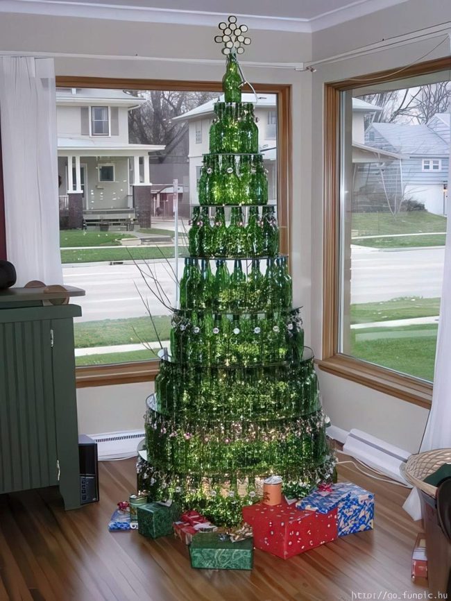 Glass Bottle Trees And Sunlit Floors