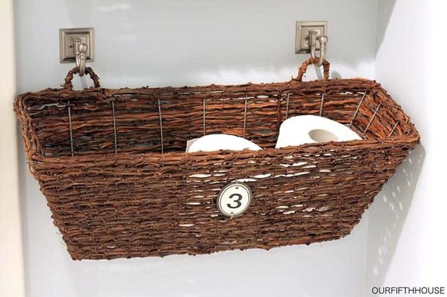 Vertical Storage Baskets For Bathrooms