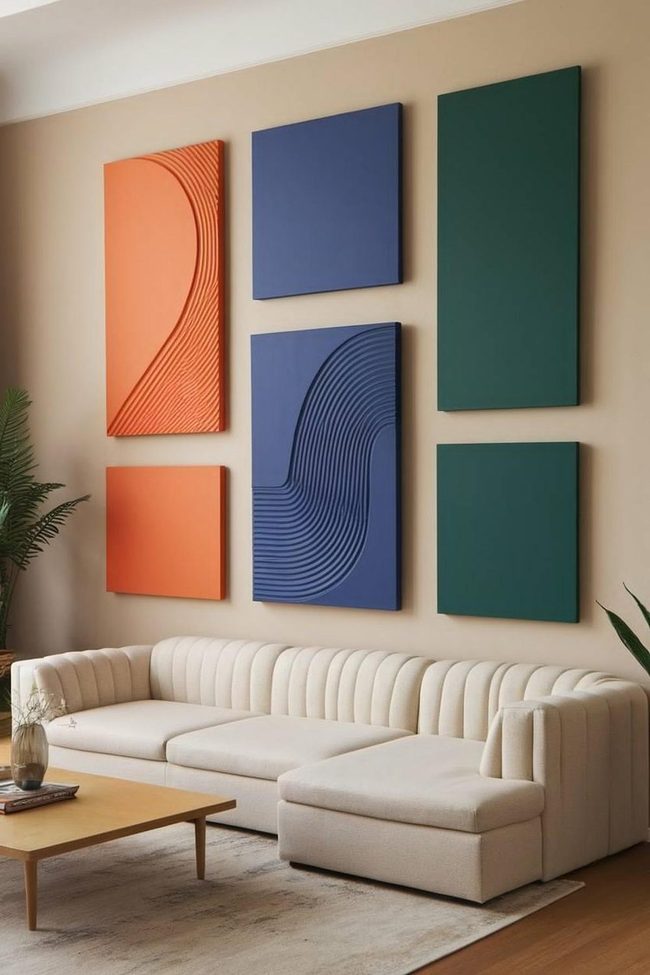 Cardboard Canvas Abstract Backdrop