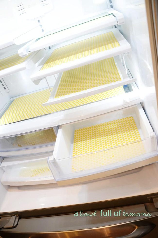 Yellow Polka Dots Meet Clean Storage