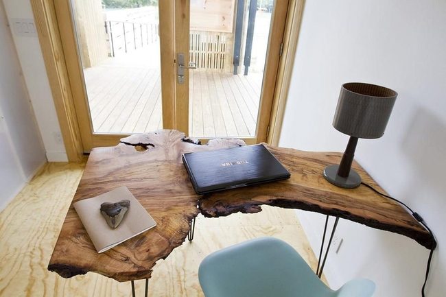 Reclaimed Wood Anchors Everything
