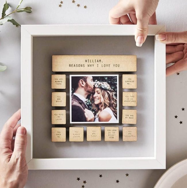 Photo Frame With Eleven Custom Story Plaques