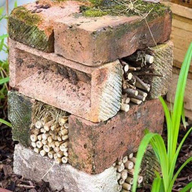 Stacked Wood Insect Tower