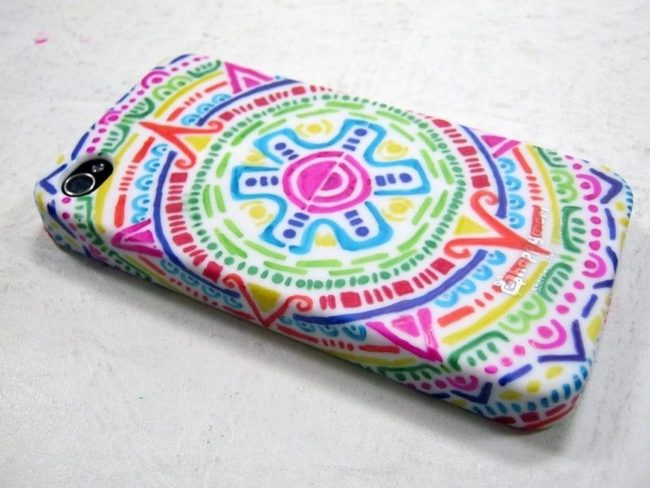 Geometric Rainbow Phone Shield