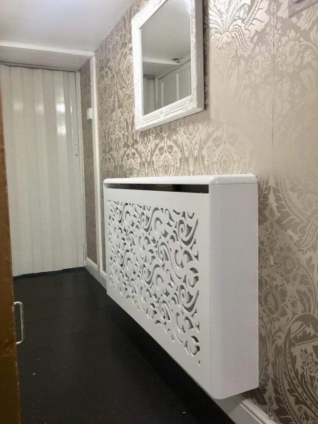 Ornate Metal Radiator Cover