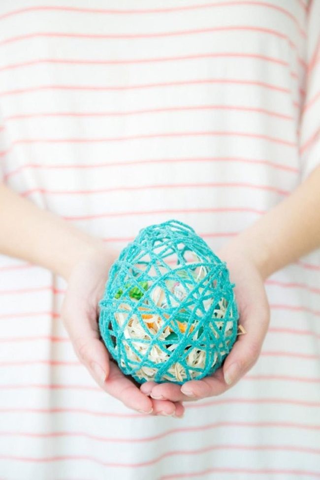 Teal Threaded Spheres With Hidden Treasures
