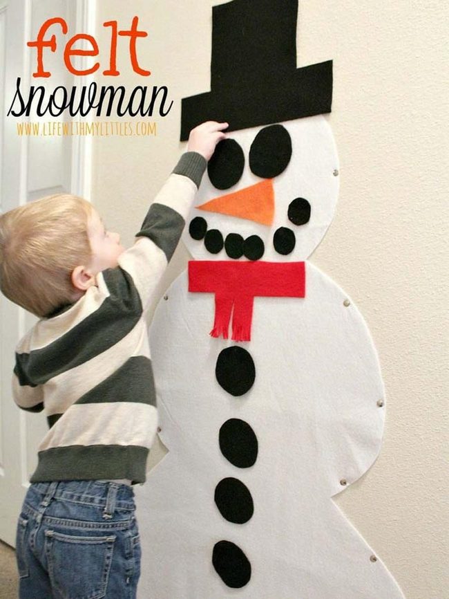 Felt Snowman, Endless Rearrangement