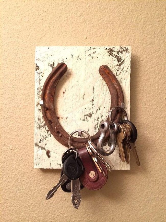 Aged Iron Horseshoe Gleaming