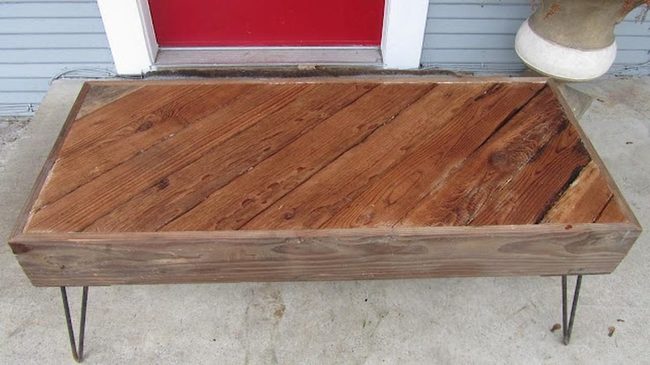Diagonal Wood Grain Industrial