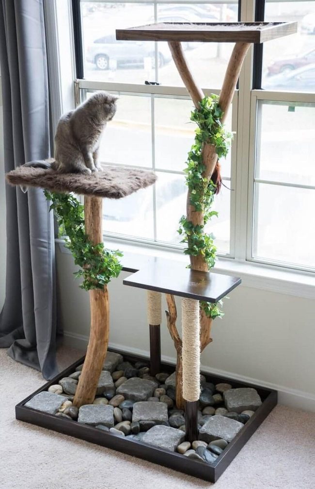Diy Scratch Pole Cat Climber