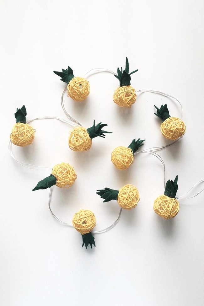 Sunny Yellow Pineapple Lights