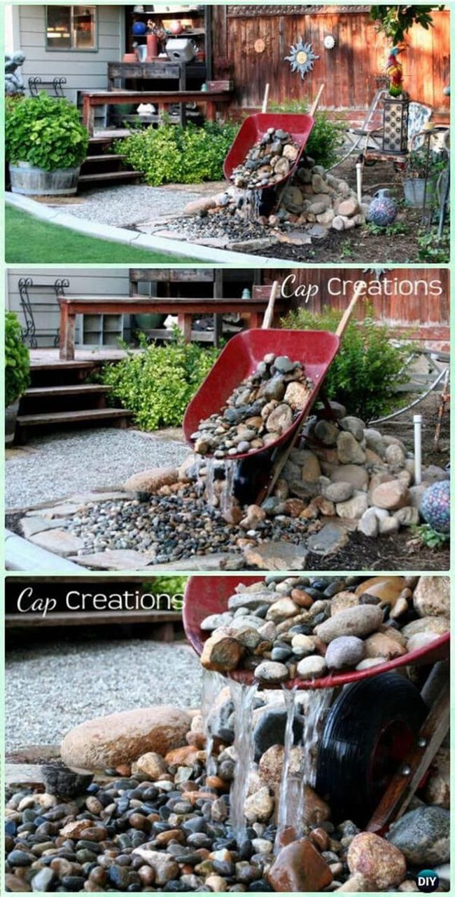 Red Wheelbarrow Water Feature