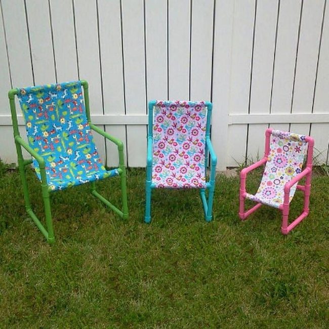 Colorful Pvc Pipe Seats Kids