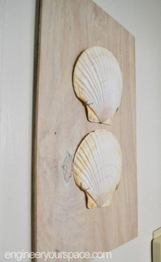 Sculptural Wood Clam Shell Panels