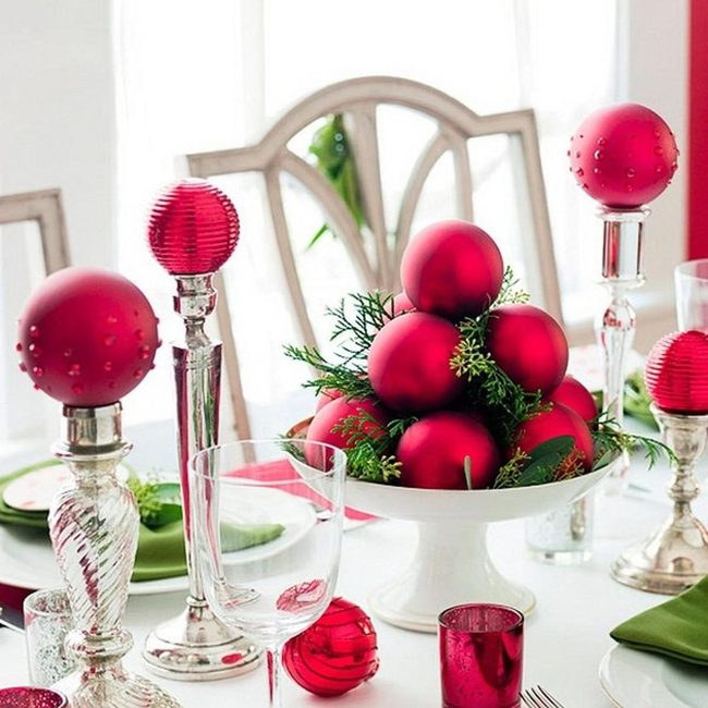 Oversized Ornaments Transform Your Table