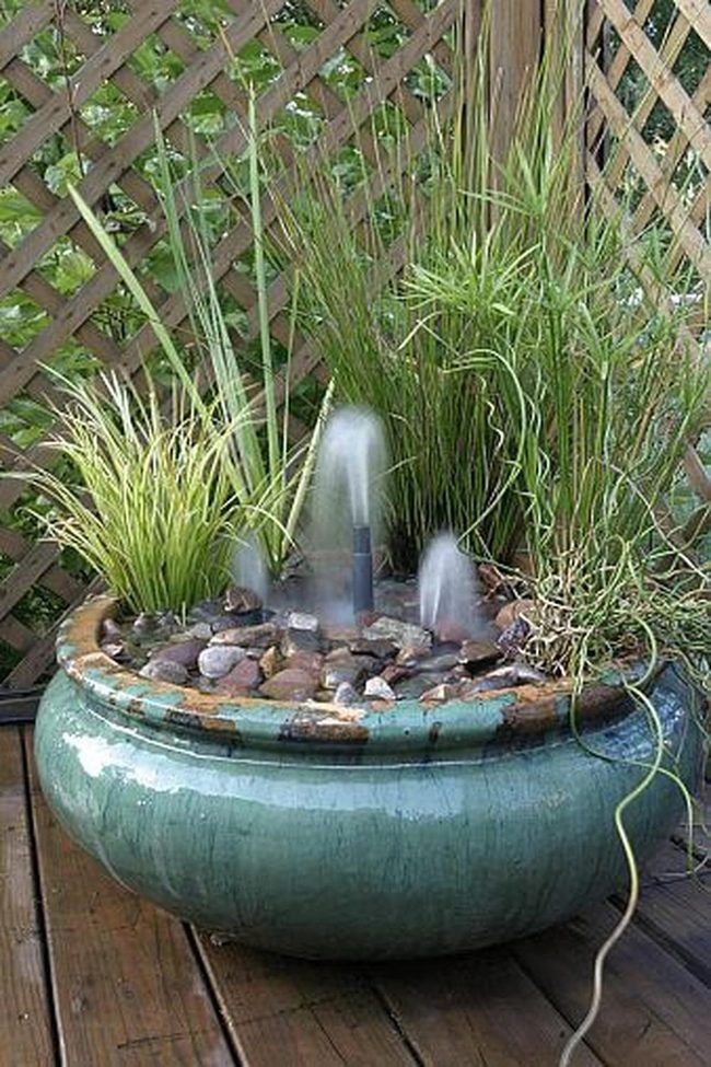 Tabletop Water With Living Stones