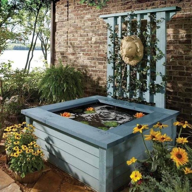 Backyard Pond Water Feature