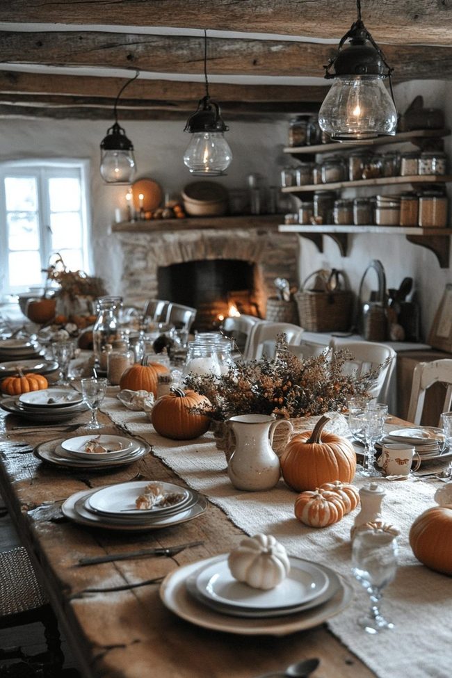 Golden Gourds And Burlap