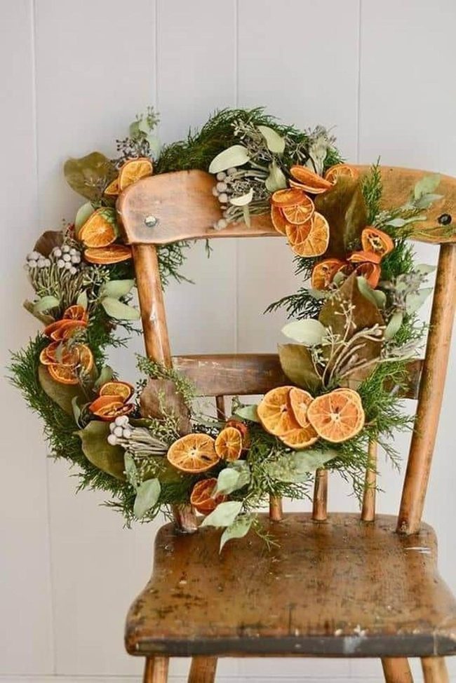 Dried Citrus Orange Wreath