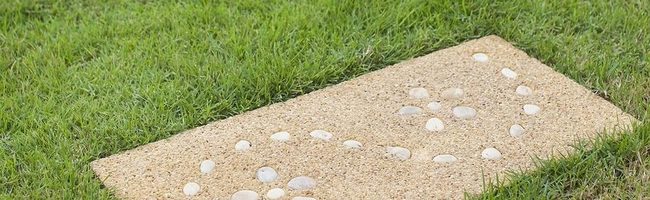 Light Stone Garden Path