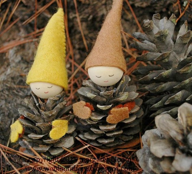 Sleeping Pinecone Gnomes Delight
