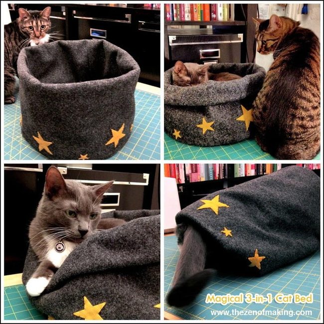Customizable Wicker Cat Bed