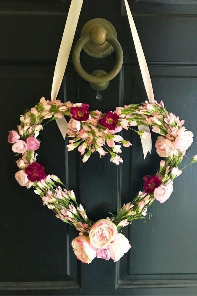 Coral Blooms On Gold Circle