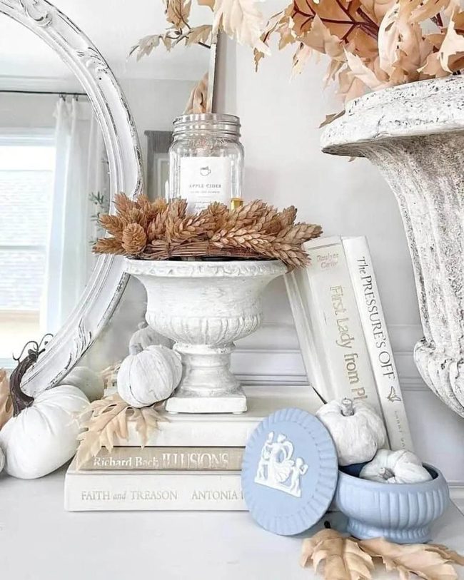 Pinecone Wreath with Centered Candle