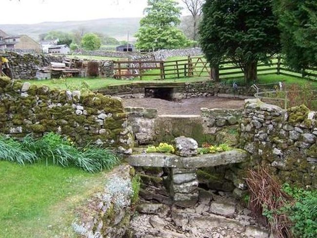 Moss-Covered Stone Garden Retreat