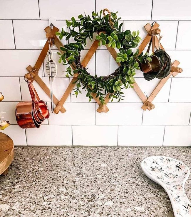 Wooden Pegs, Subway Tile Kitchen