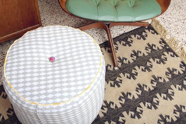 Green Chairs, Light Wood, Geometric Details