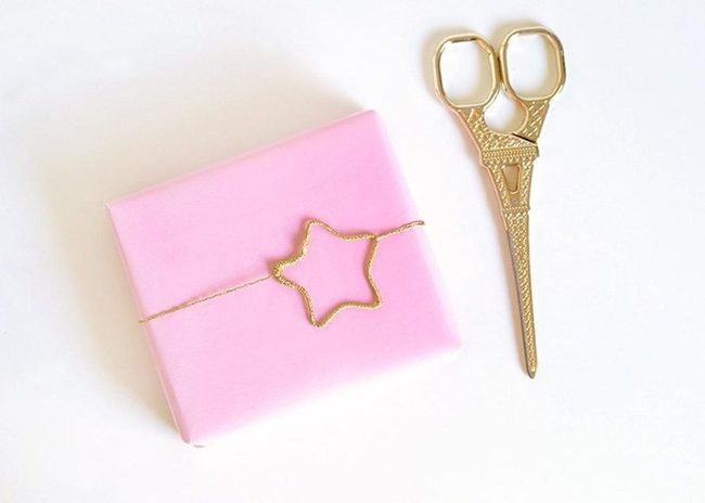 Pink Present Gold Star Moment