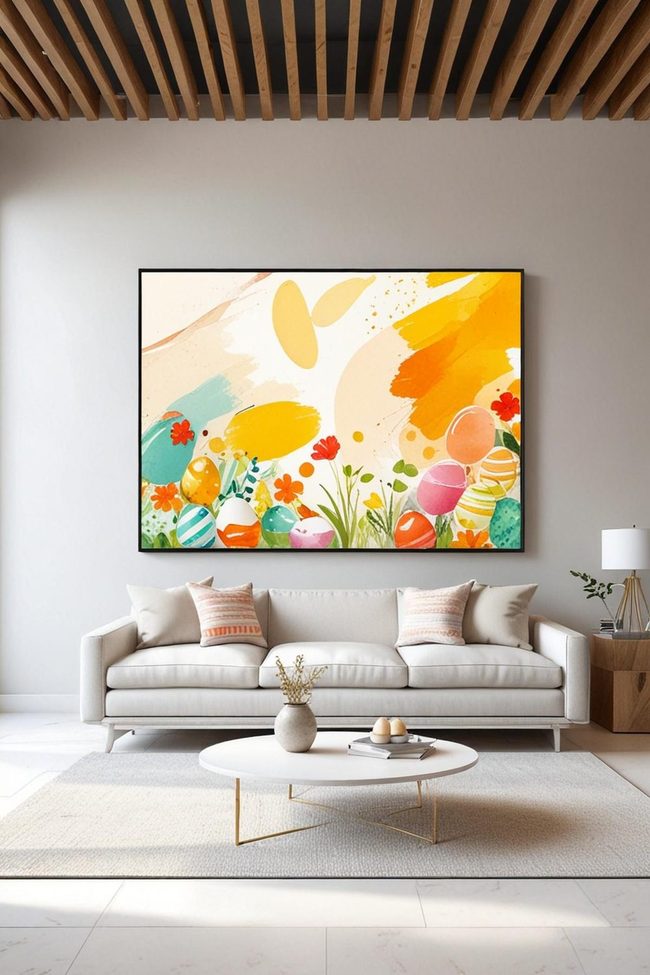 Spring Collage Wall Statement