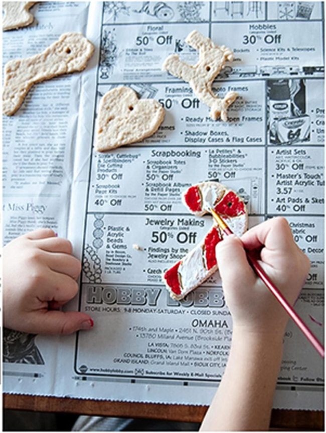 Red And White Clay Angels