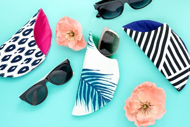 Black Frames With Striped Cases