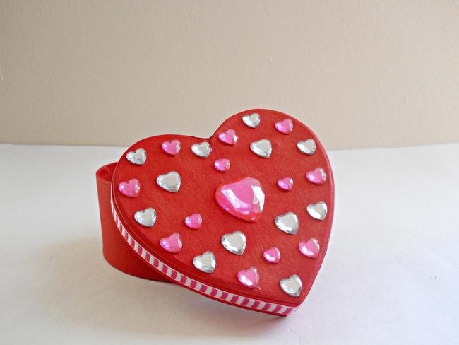 Silver And Pink Heart Sparkle