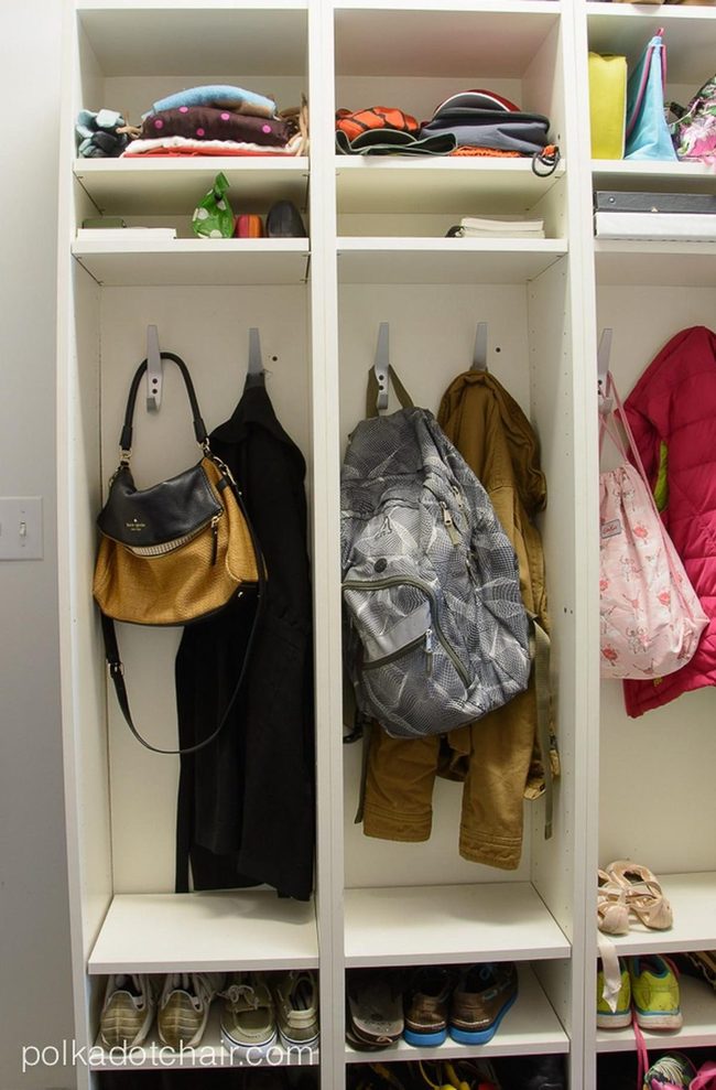 Colorful Closet Shelf System
