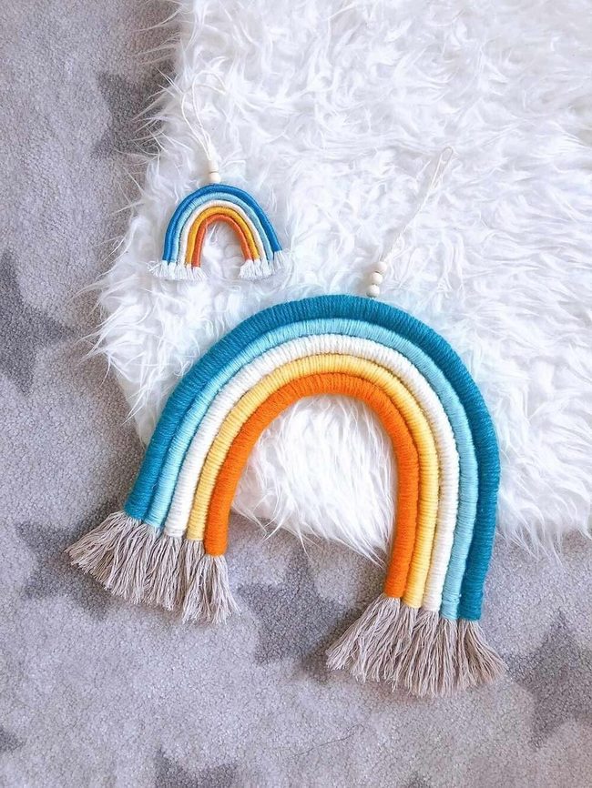Rainbow Wall Hangings Pop Bright