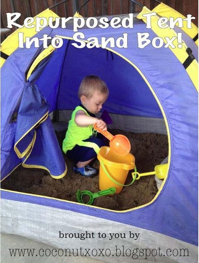 Tent Sandbox Shelter For Kids
