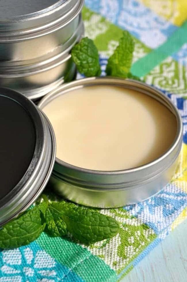 Homemade Peppermint Lip Balm Gift