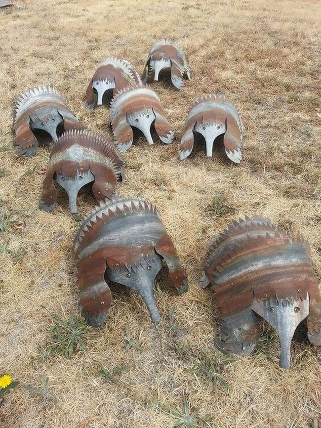 Recycled Plow Blade Creatures