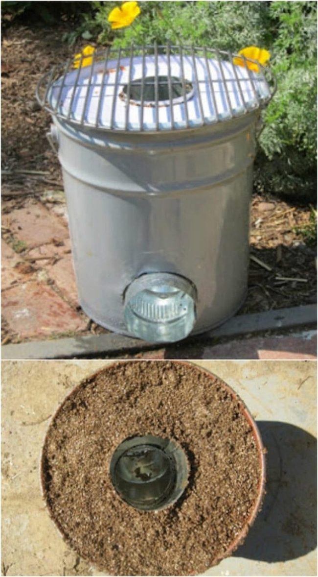 Metal Bucket Rocket Stove