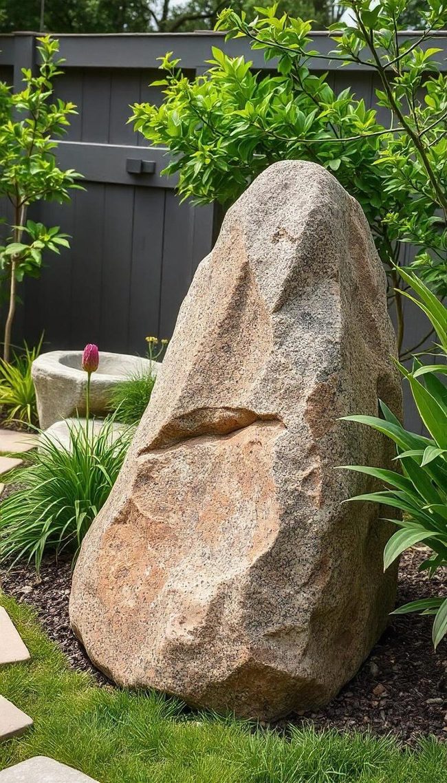 Gray Stone Spiral Herb Yard