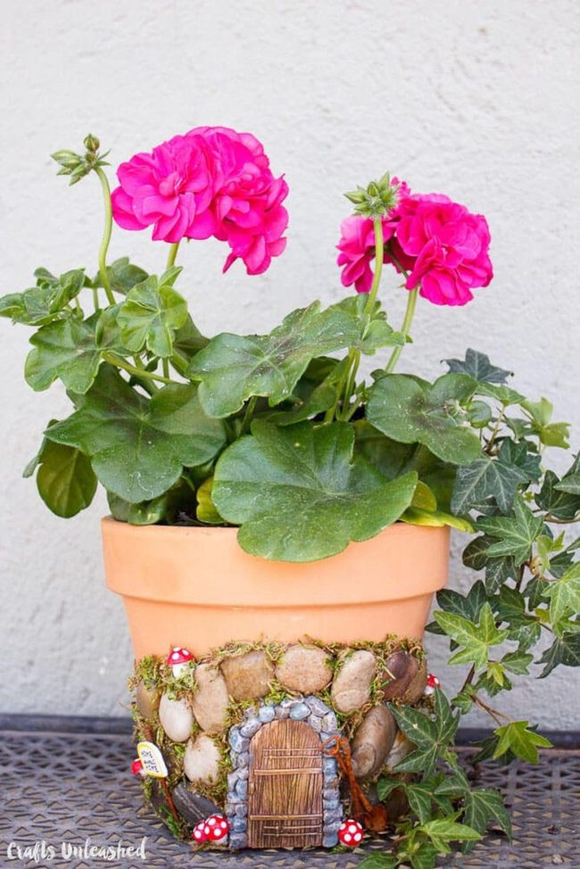 Tiny Portal Among The Flowers