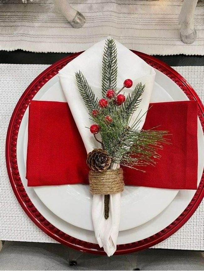 Natural Twine Cedar Napkin Rings