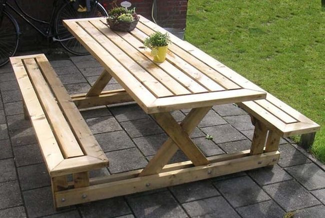 Handbuilt Picnic Table Savings