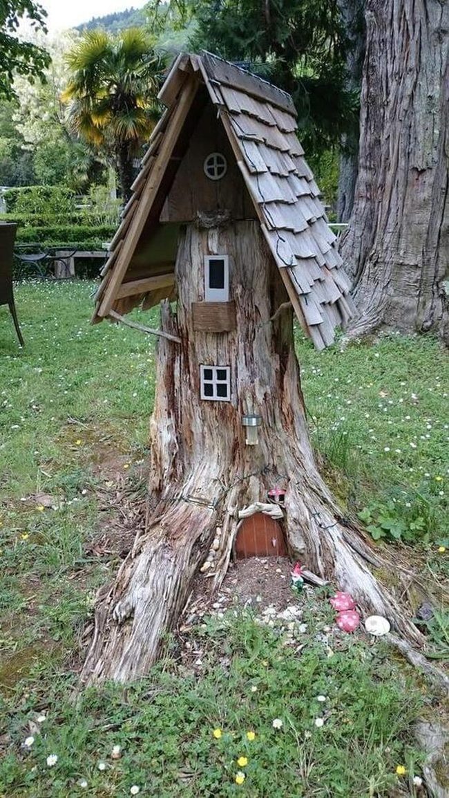 Miniature Wooden Treehouse For Kids